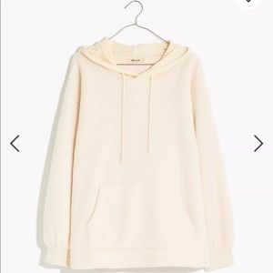 (Re)sourced Fleece Bubble-Sleeve Hoodie Sweatshirt